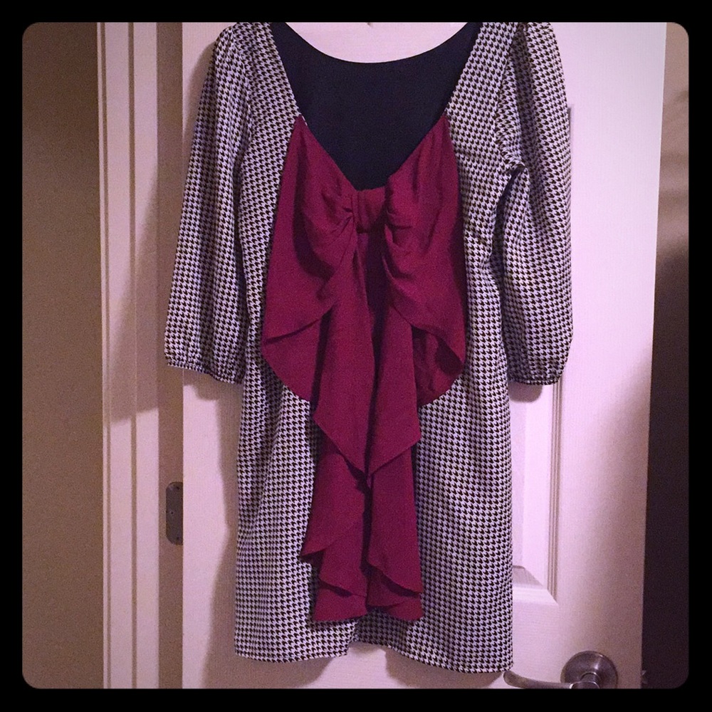 ALABAMA GAMEDAY short dress w/ crimson back bow